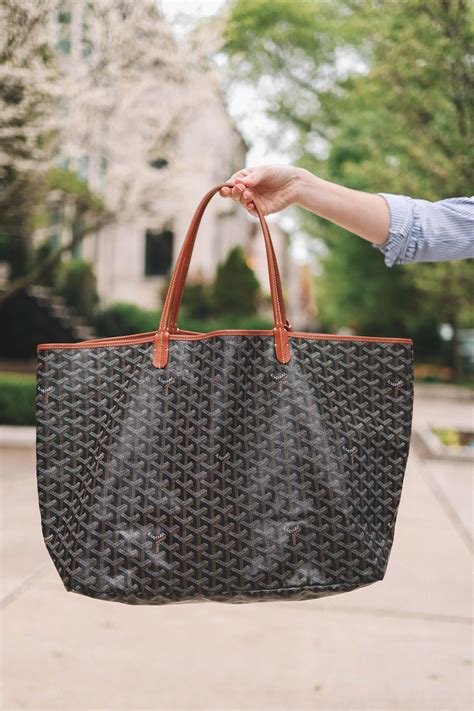 goyard pm vs gm tote|Goyard tote with zipper.